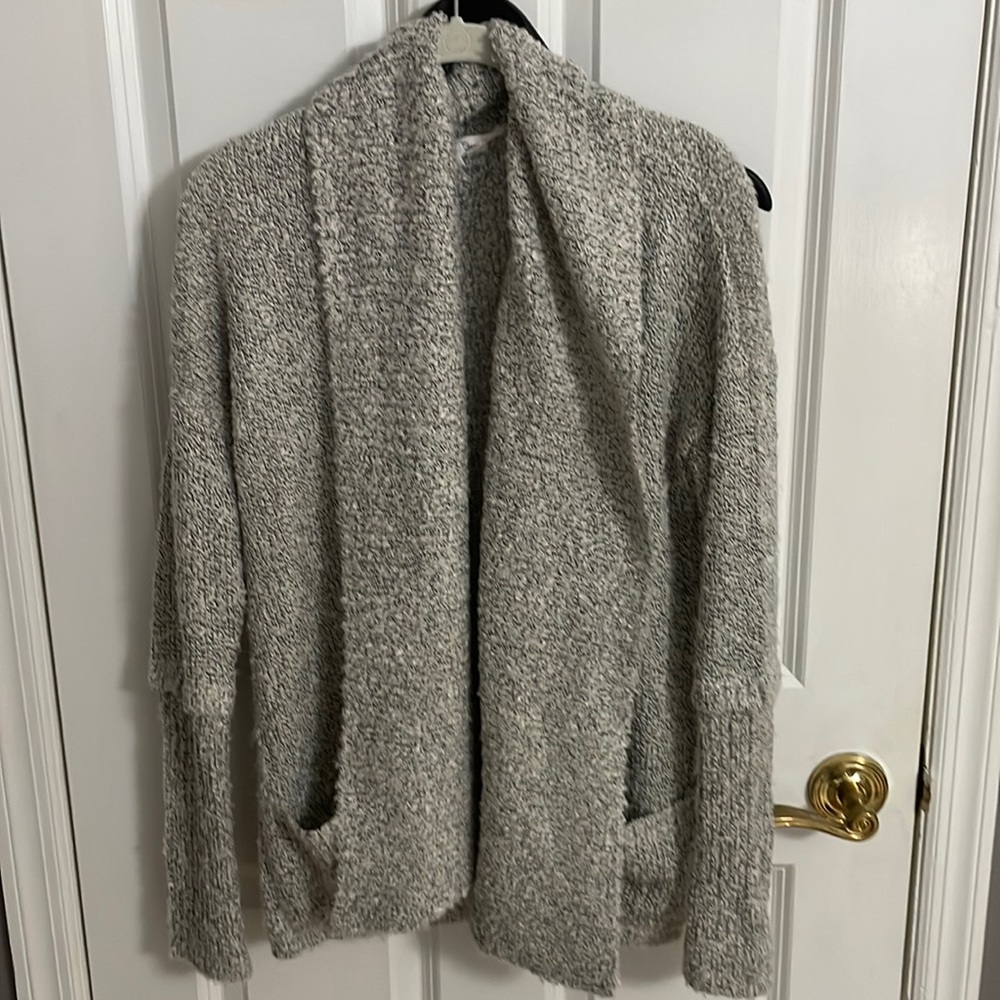BCBGeneration white/black/grey open cardigan sweater size M/L